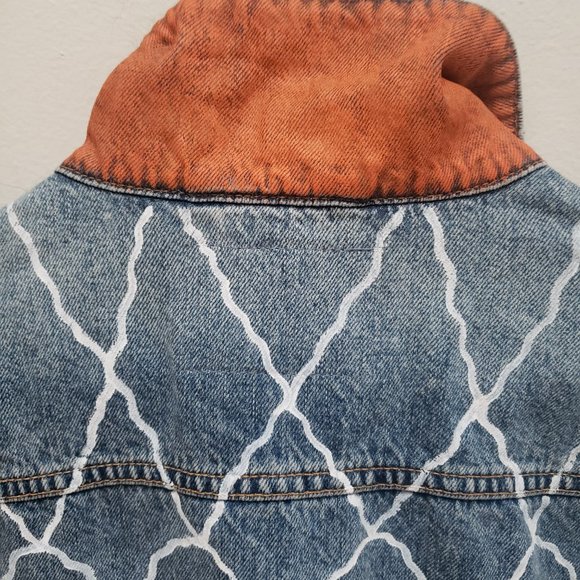 Wren + Glory x Lucky Brand One-of-a-Kind Coachella Denim Jacket! - Picture 11 of 15